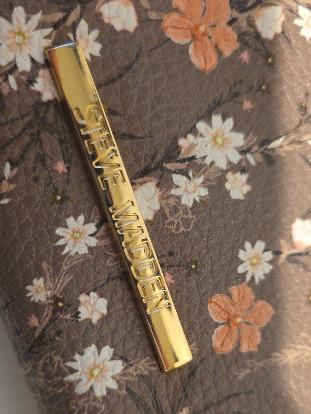 Steve Madden Metallic Gold Lipstick Holder